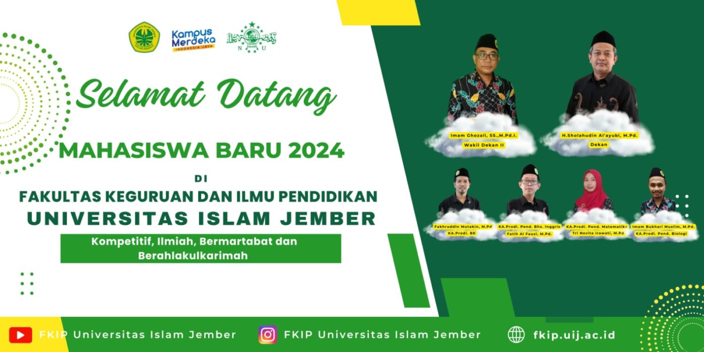 SELAMAT DATANG MAHASISWA/I BARU ANGKATAN 2024/2025